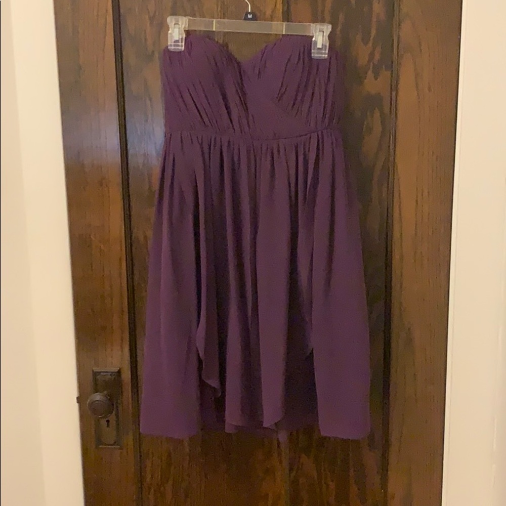 Purple convertible bridesmaid dress